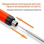 Беспроводной аккумуляторный паяльник C200 Orange с тремя режимами температуры 300-450°C - фото 5