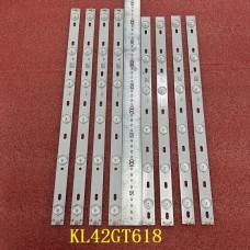 LED підсвітка TV KL42GT618 35017847 35017849 35017855 35017848 4шт 6LED(6V) 435mm 4шт 6LED(6V) 415mm ART-20F1491