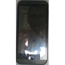 Дисплей (модуль) HTC Desire 510 з сенсором та рамкою, чорний, б/в
