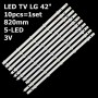 LED підсвітка TV LG 42 inch 5led R1-Type 6916L-1510 3шт R1+3шт L1+2шт R2+2шт L2 10шт (Original) ART-11284