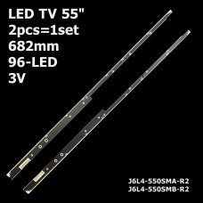 LED підсвітка TV 55 J6L4-550SMA-R2 J6L4-550SMB-R2 UA55D7000LJ UA55D8000YJ BN96-16622A 2шт ART-11959