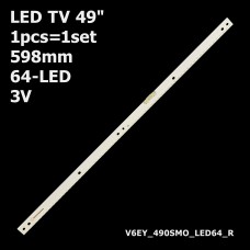 LED підсвітка TV 49 64-led V6EY_490SMO_LED64_R2 V6EY_490SM0_LED64_R4 BN96-39510A BN96-39511A 1шт ART-12000