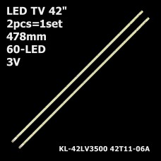 LED підсвітка TV 42 60-led KL-42LV3500 42T11-06A BX-42T13009-ZZ30B 7442T13001-0-CS1 T420HW08 2шт ART-11994