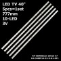 LED підсвітка TV 40 RF-AB400E32-1001S A7 RF-AB400E32-1001S-01 LB-C400F14-E2-S-G1-RF1 V390HJ5-XCPE1 5шт ART-11768