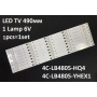 LED підсвітка TV 48 inch 5-led 490mm 6V 4C-LB4805-HQ4 TOT-48D2700-8X5-3030C-V3 4C-LB4805-YHEX1 4 1шт ART-12045