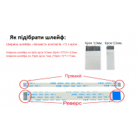 Шлейф плоский 0.5 30pin 15см реверс AWM 20624 80C 60V VW-1