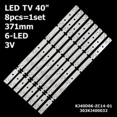 LED підсвітка TV 42 inch 6-led 371mm KJ40D06-ZC14F-01 KJ40D06-ZC14-01 LED42HD330D 303KJ400032 8шт ART-12613