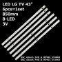 LED підсвітка LG TV 43 8-led 3V 850mm Innotek Direct 43inch UHD SSC_43inch_FHD_A_REV03_151002 6шт ART-12223