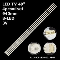 LED підсвітка TV 49 inch 940mm JLD49081330-001FS-M JLD49081330-001FS-M RF-AZ490E30-0801S-10 A5 4шт ART-12111