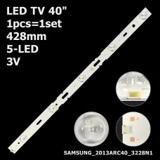 LED підсвітка TV 40 inch 428mm 3V 5-led SAMSUNG_2013ARC40_3228N1 SAMSUNG 2013ARC40 3228N1 1шт ART-12774