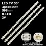 LED підсвітка TV 55 SSC_Trident 55UK63_S LG Innotek 55inch 55UK63_8LED SVL550AS48AT5 3шт ART-12775