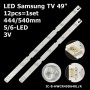 LED підсвітка Samsung TV 49 IC-B-HWCR49D640L IC-B-HWCR49D640R ZNL60600-AC 12шт ART-12862