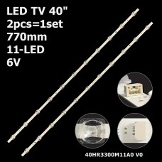 LED підсвітка TV 40 40HR3300M11A0 V0 40F6N 40M9F L40S60A 40S66A 2шт ART-13014