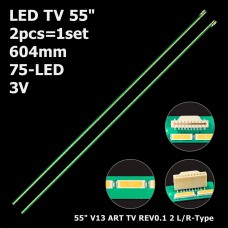 LED підсвітка TV 55 V13 ART TV REV01 2 L+R Type 6920L-0001C 6922L-0069A 6916L-1209A LC550EUH-PFP1 2шт ART-13116