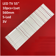 LED підсвітка TV 55 CRH-B55K52303005106AG-REV13 CRH-B5530300510725-REV10 CRH-F55U82303005106CC 10шт ART-12065