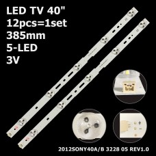 LED підсвітка TV 40 SAMSUNG 2012SONY40A 2012SONY40B 3228 05 REV10 KLV-40EX430 12шт ART-13224