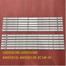 LED підсвітка TV MX55D12L MX55D12R-ZC14F-01 ZC21FG 303MX550036 12шт ART-20F2124