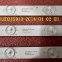 LED підсвітка TV LED315D10-ZC14-01(D) 02(D) 03(C) 3 шт 10LED(3V) 627mm ART-20F1480