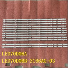 LED підсвітка TV LED70D06A-ZC66AG-03 LED70D06B-ZC66AG-03 12шт ART-20F2078