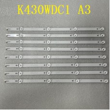 LED підсвітка TV K430WDC1 A3 4708-K43WDC-A3113N01 8шт 4LED ART-20F1985