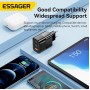 Зарядний пристрій Essager Pinchen 33W Travel Phone Charger USB A + TYPE C EU Black (ECTAC-PCB01-P) - фото 