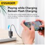 Зарядний пристрій Essager Pinchen 33W Travel Phone Charger USB A + TYPE C EU Black (ECTAC-PCB01-P) - фото 