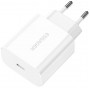 Зарядний пристрій Essager Vanjane Travel Phone Charger Set PD20W (no cable) EU White (ECTC-FJB02-P) - фото 1