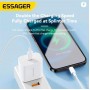 Зарядний пристрій Essager Vanjane Travel Phone Charger Set PD20W (no cable) EU White (ECTC-FJB02-P) - фото 