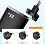 Зарядное устройство Sequre 65W с портами USB Type-C и USB-A с LED индикатором + кабель Type-C PD 100W 5A - фото 4