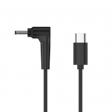 Кабель-адаптер USB Type-C на DC35135 (DC 3.5x1.35mm) з тригером PD 9V/3А 65Вт 1