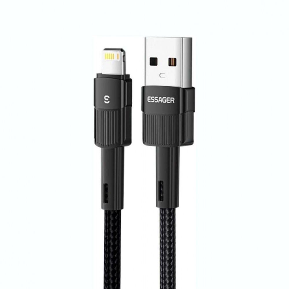 Кабель Essager Star Lightning USB 20 Вт 1м Чорний (EXCL-XC01) 2