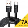 Кабель Essager Star USB-A to Type-C 66 Вт 7A 1м cable Чорний (EXCT-XC01) - фото 1