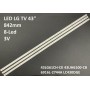 LED підсвітка LG TV 43' V16.5 ART3 2744 rev0.1 6919L-2744A 6916L-2744A UHD-1 1шт. - фото 1