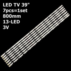 LED підсвітка Samsung TV 39 800mm 3V 2013SVS39F REV1.9 L8/R5 D2GE-390SCA-R3, D2GE-390SCB-R3 7шт. 1