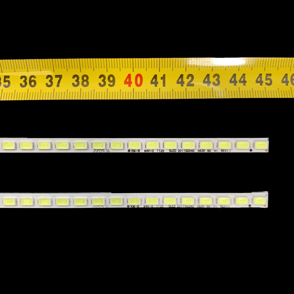 LED підсвітка Samsung TV 40 60-led SLED 2011SGS40 5630 60 REV1.1 (2011SGS40-5630-60) 40INCH-L1S-60 1шт. 2