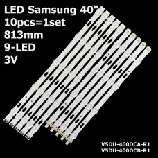 LED підсвітка Samsung TV 40 813mm 3V V5DU-400DCA-R1 V5DU-400DCB-R1 S_5U75_40_FL_L04 LM41-00117C 10шт. 1