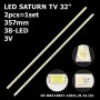 LED подсветка SATURN TV 32' RF-DB315B57-1902L-01 RF-DB315B57-1902R-02 32HME8000R35 2шт. - фото 1