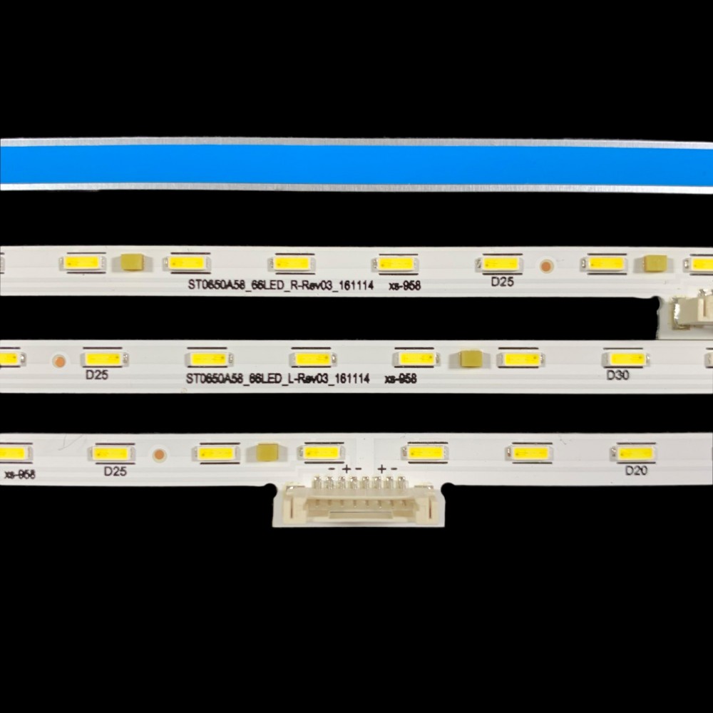 LED підсвітка Sony TV 65 STO650A57-66LED-L-Rev03 STO650A57-66LED-R-Rev03 STO650A58-66LED-L/R-REV01 2шт. 3