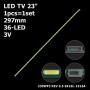 LED підсвітка TV 23' inch 36-led 3V 297mm 230WF3 LM230WF5 LM230WF3 LM230WF3-SLK1 6916L-1916A 1шт. - фото 1