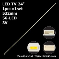 LED підсвітка TV 24 HM236WU3-101 SNB-236H-40141404 236-056-GJC-V2 1шт. 1