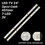 LED підсвітка TV 24' LED236D7-01(B) 30323607206 LED236D7-ZC14-04(A) 30323607204 2шт. - фото 1