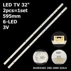 LED підсвітка TV 32 DLED32GC 2X6 1009 32JL4 32CT5000AK L32A75FVBE BOEI320WX1 SHINEON 2D03590 2шт. 1