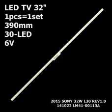 LED підсвітка TV 32 inch 30-led 6V 2015 SONY 32W L30 REV1.0 141022 LM41-00113A 1шт. 1