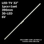 LED підсвітка TV 32' inch 30-led 6V 2015 SONY 32W L30 REV1.0 141022 LM41-00113A 1шт. - фото 1