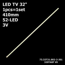 LED підсвітка TV 32 inch 52-led 73.32T21.002-2-JS1 320TA0F V0 32LT360C T320XVN01.1 1шт. 1