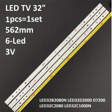 LED підсвітка TV 32 inch 6-led 3V 562mm JL.D3261235-562MM-V01 SVP320AH6_Rev01_6LED_181106 1шт. 1