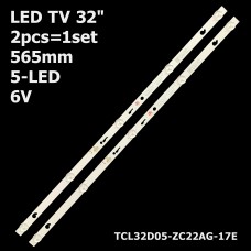 LED підсвітка TV 32 inch TCL32D05-ZC22AG-17E TCL32D05 ZC22AG 17E 303TC320040E 303TC320040 2шт. 1