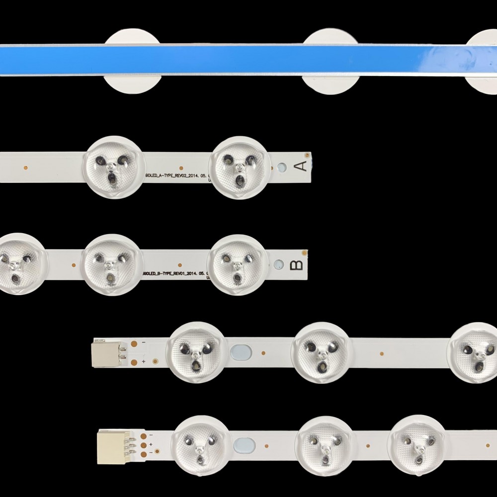 LED підсвітка TV 39-40 355mm 7/8-led VES390UNDA-2D-N02 VES390UNDA-2D-N01 39.5DLED_A-TYPE_REV01 5шт. 2