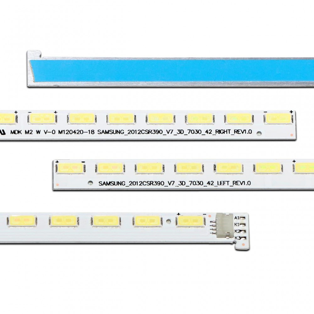 LED підсвітка TV 39 Samsung_2012CSR390_V7_3D_7030_42_LEFT RIGHT_REV1.0 SEL390V7-S00A-X3-L/R 39E61HR 2шт. 2