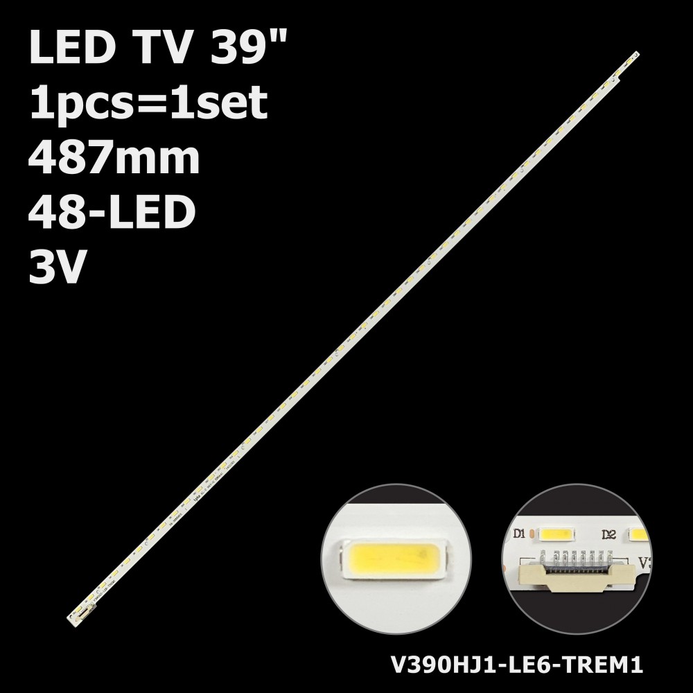 LED підсвітка TV 39 V390HJ1-LE6-TREM1 V390HJI-LE6-TREM1 C420E06E01A L390H101EA-C002 1шт. 1